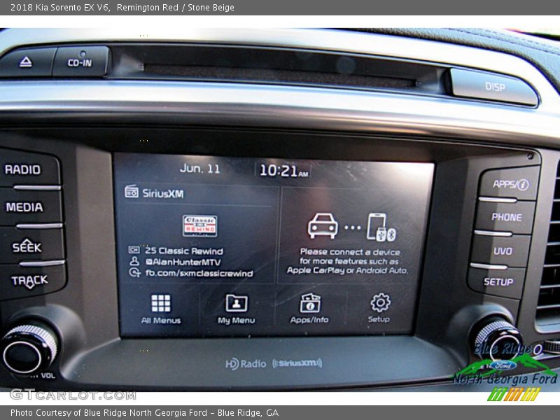 Remington Red / Stone Beige 2018 Kia Sorento EX V6