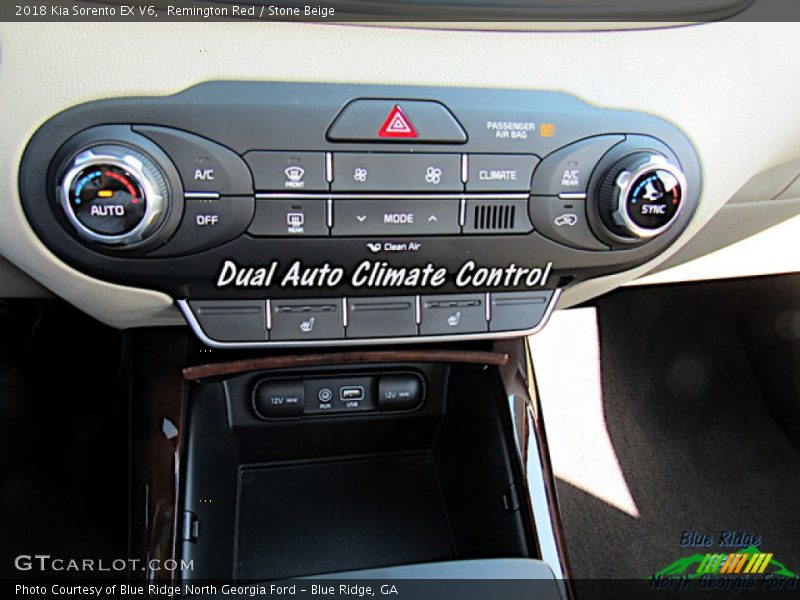Remington Red / Stone Beige 2018 Kia Sorento EX V6