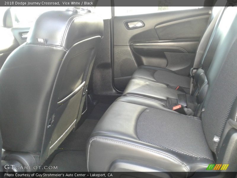 Vice White / Black 2018 Dodge Journey Crossroad