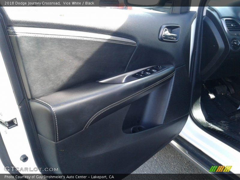 Vice White / Black 2018 Dodge Journey Crossroad