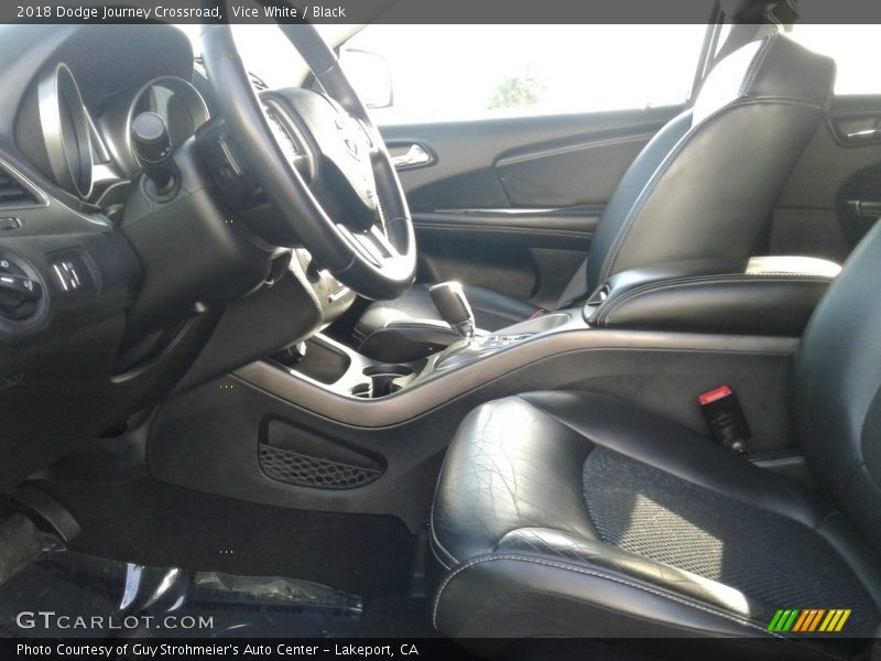 Vice White / Black 2018 Dodge Journey Crossroad