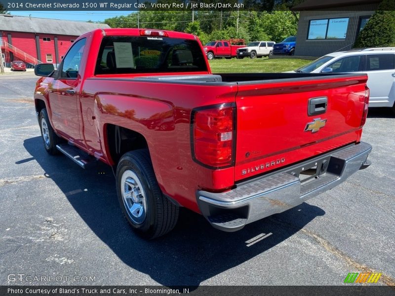 Victory Red / Jet Black/Dark Ash 2014 Chevrolet Silverado 1500 WT Regular Cab