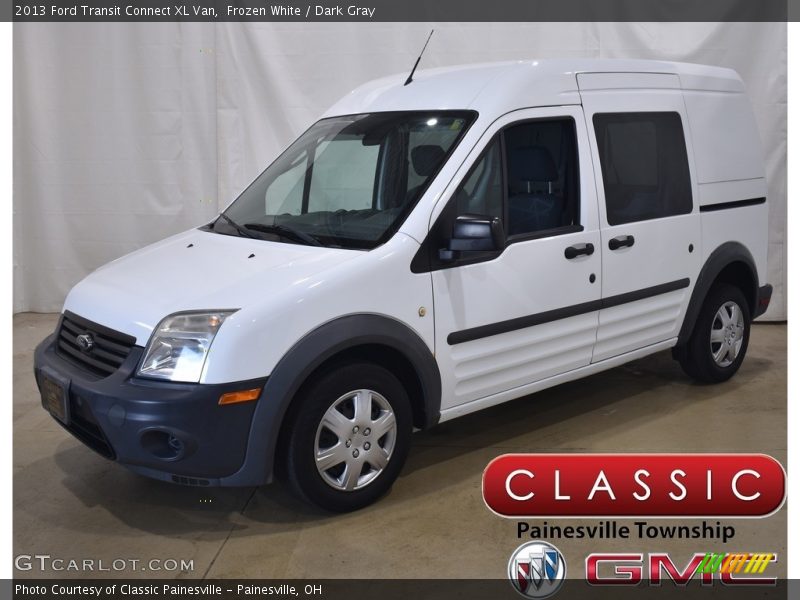 Frozen White / Dark Gray 2013 Ford Transit Connect XL Van