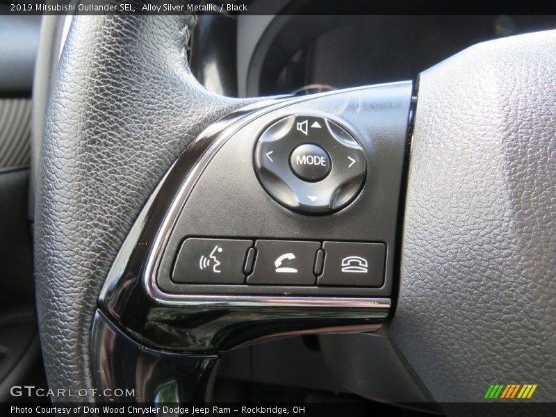 Alloy Silver Metallic / Black 2019 Mitsubishi Outlander SEL