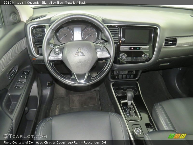 Alloy Silver Metallic / Black 2019 Mitsubishi Outlander SEL