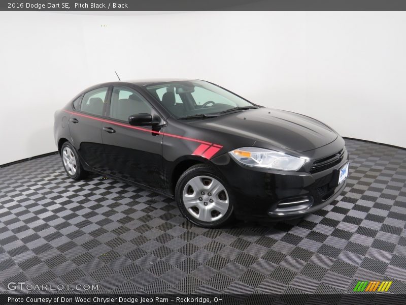 Pitch Black / Black 2016 Dodge Dart SE