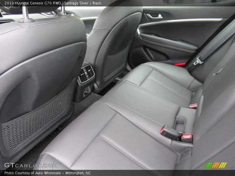 Rear Seat of 2019 Genesis G70 RWD