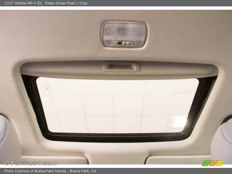 Deep Ocean Pearl / Gray 2017 Honda HR-V EX