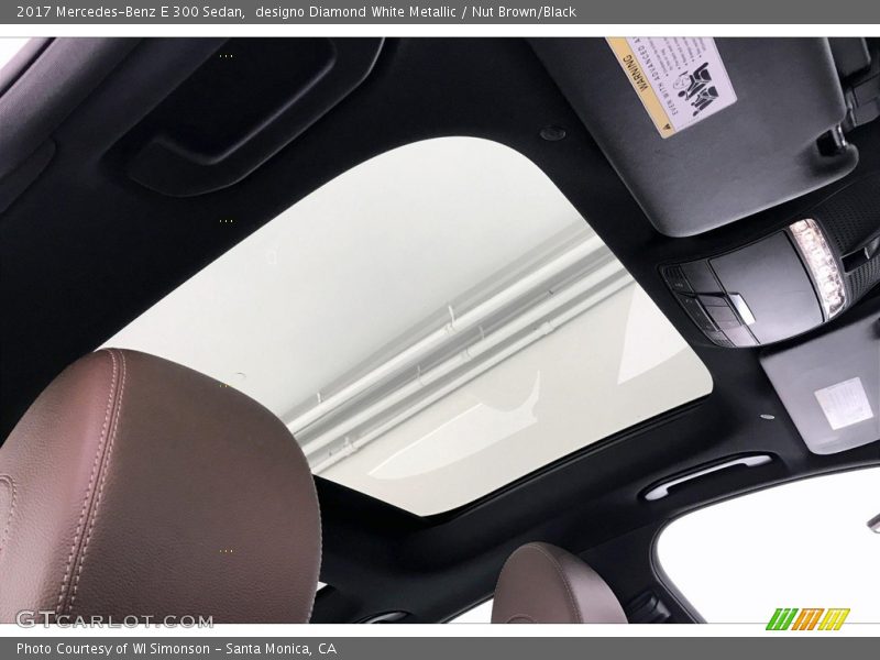 designo Diamond White Metallic / Nut Brown/Black 2017 Mercedes-Benz E 300 Sedan