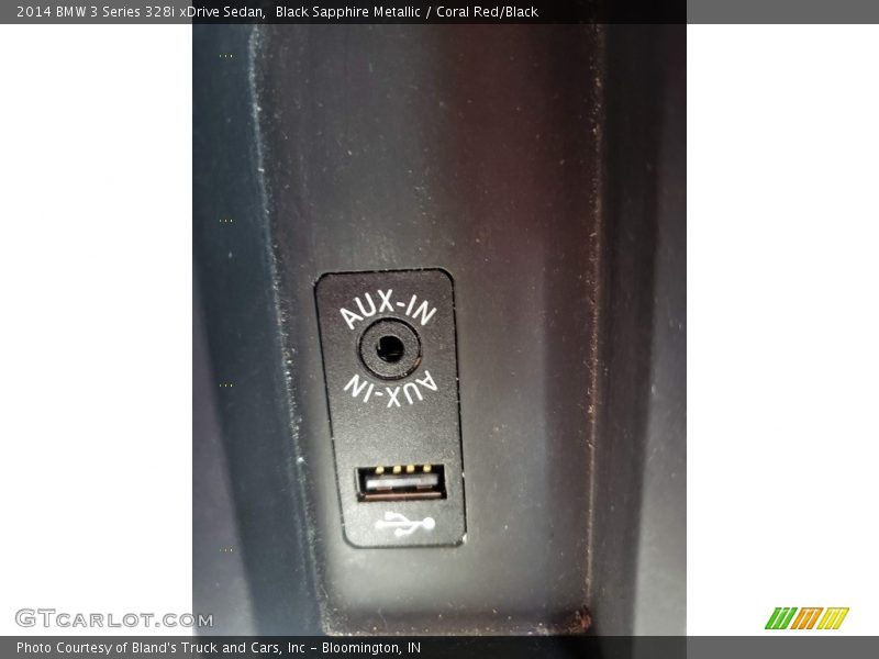 Black Sapphire Metallic / Coral Red/Black 2014 BMW 3 Series 328i xDrive Sedan