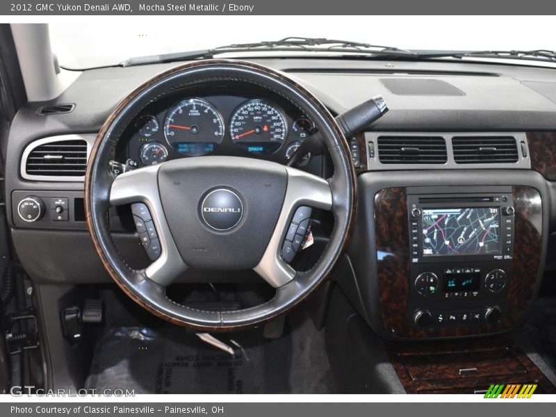 Mocha Steel Metallic / Ebony 2012 GMC Yukon Denali AWD