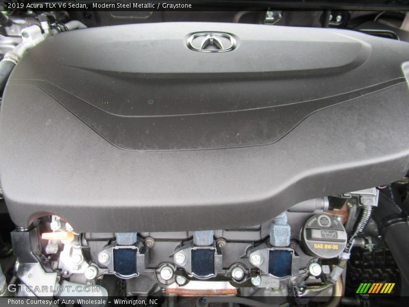 Modern Steel Metallic / Graystone 2019 Acura TLX V6 Sedan