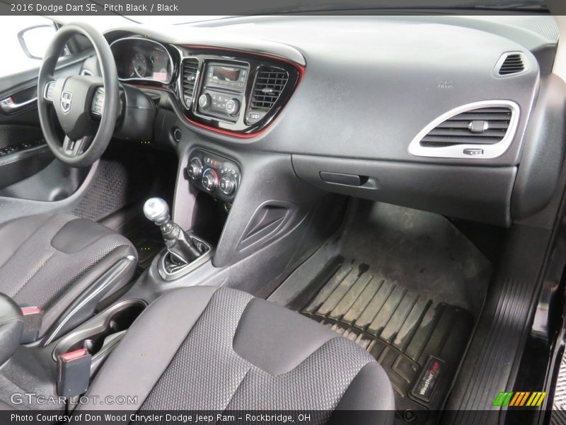 Pitch Black / Black 2016 Dodge Dart SE
