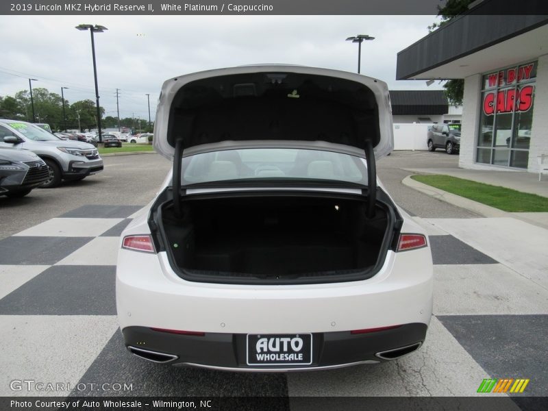 White Platinum / Cappuccino 2019 Lincoln MKZ Hybrid Reserve II