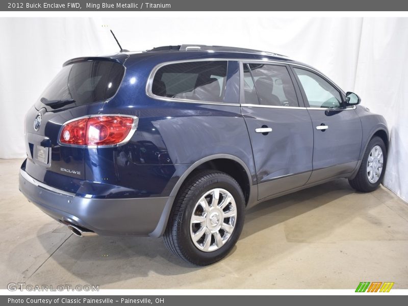 Ming Blue Metallic / Titanium 2012 Buick Enclave FWD