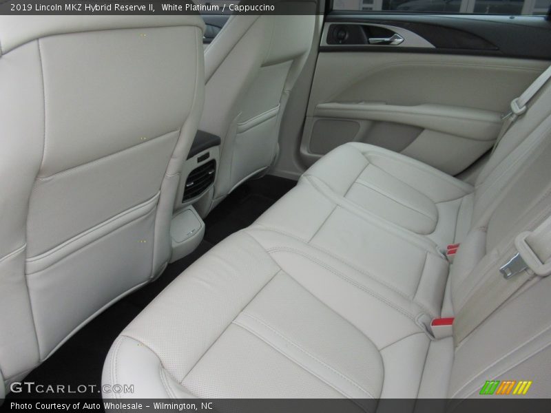 Rear Seat of 2019 MKZ Hybrid Reserve II