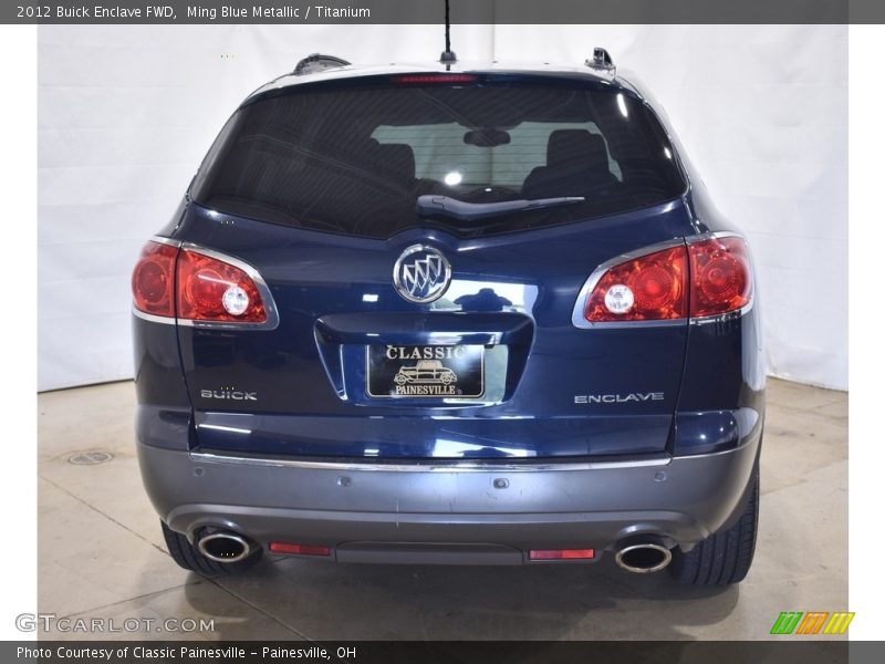 Ming Blue Metallic / Titanium 2012 Buick Enclave FWD