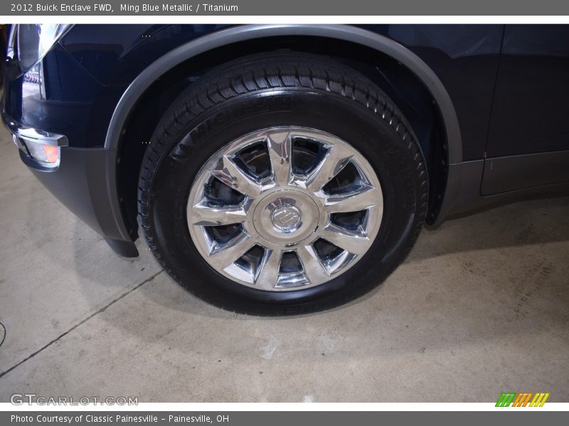 Ming Blue Metallic / Titanium 2012 Buick Enclave FWD