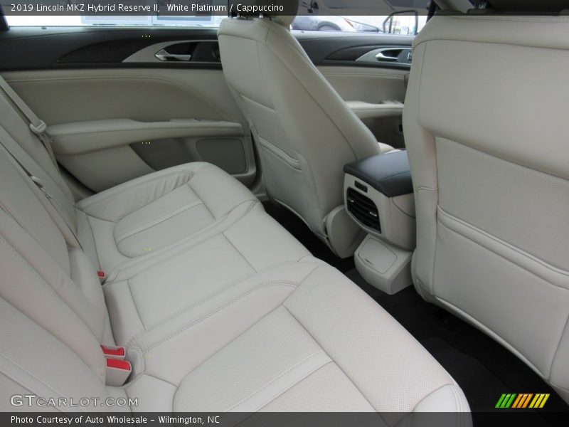 Rear Seat of 2019 MKZ Hybrid Reserve II