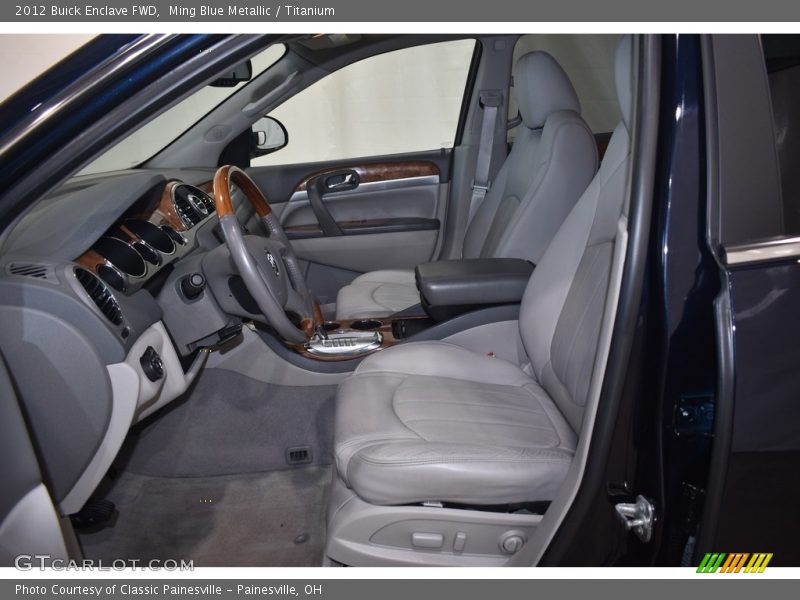 Ming Blue Metallic / Titanium 2012 Buick Enclave FWD
