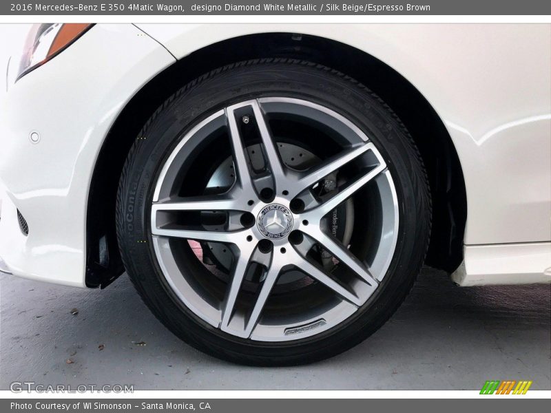 designo Diamond White Metallic / Silk Beige/Espresso Brown 2016 Mercedes-Benz E 350 4Matic Wagon