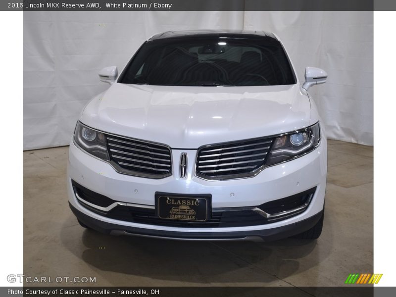 White Platinum / Ebony 2016 Lincoln MKX Reserve AWD