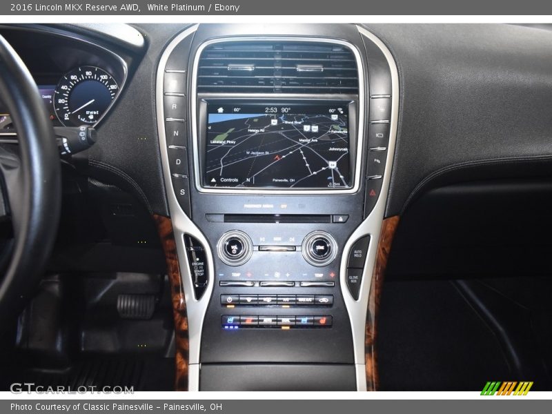 White Platinum / Ebony 2016 Lincoln MKX Reserve AWD
