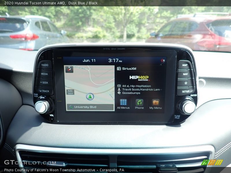 Dusk Blue / Black 2020 Hyundai Tucson Ultimate AWD