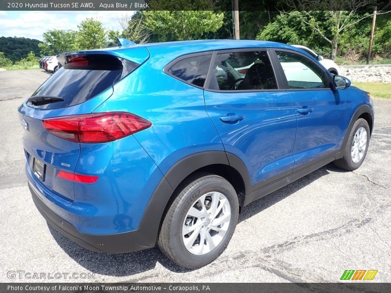 Aqua Blue / Black 2020 Hyundai Tucson SE AWD