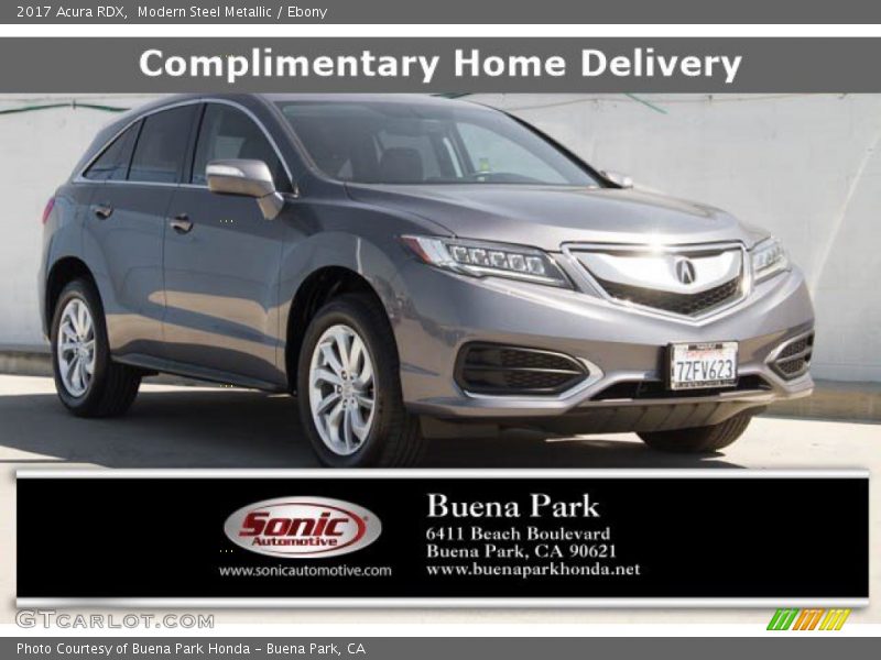 Modern Steel Metallic / Ebony 2017 Acura RDX