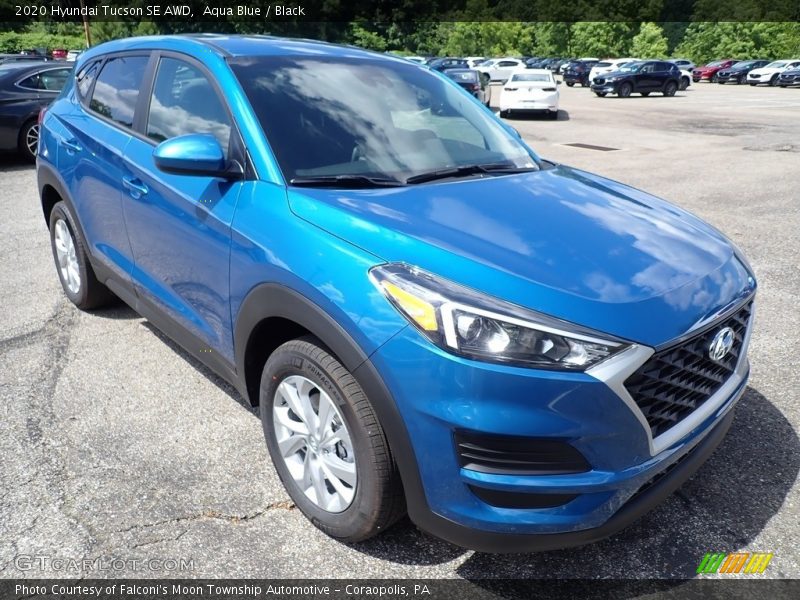 Aqua Blue / Black 2020 Hyundai Tucson SE AWD