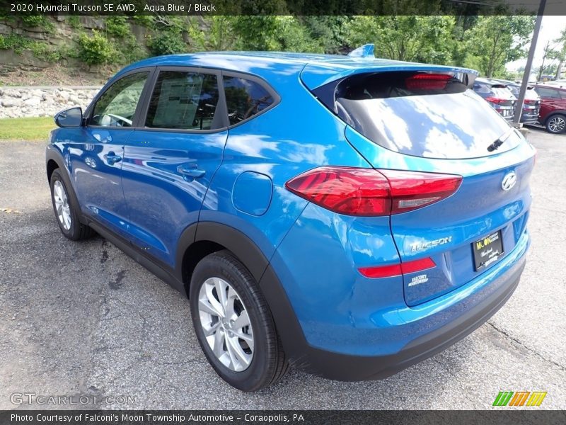 Aqua Blue / Black 2020 Hyundai Tucson SE AWD