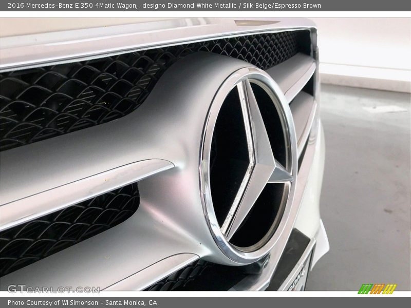 designo Diamond White Metallic / Silk Beige/Espresso Brown 2016 Mercedes-Benz E 350 4Matic Wagon