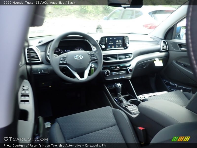 Aqua Blue / Black 2020 Hyundai Tucson SE AWD