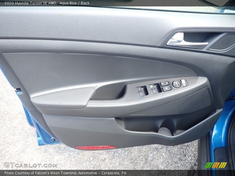 Aqua Blue / Black 2020 Hyundai Tucson SE AWD