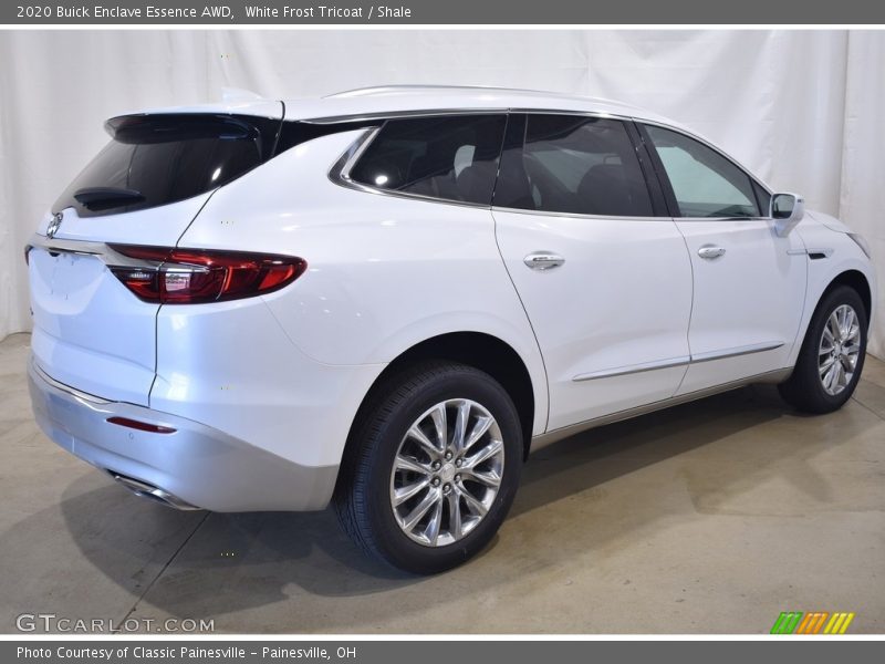 White Frost Tricoat / Shale 2020 Buick Enclave Essence AWD