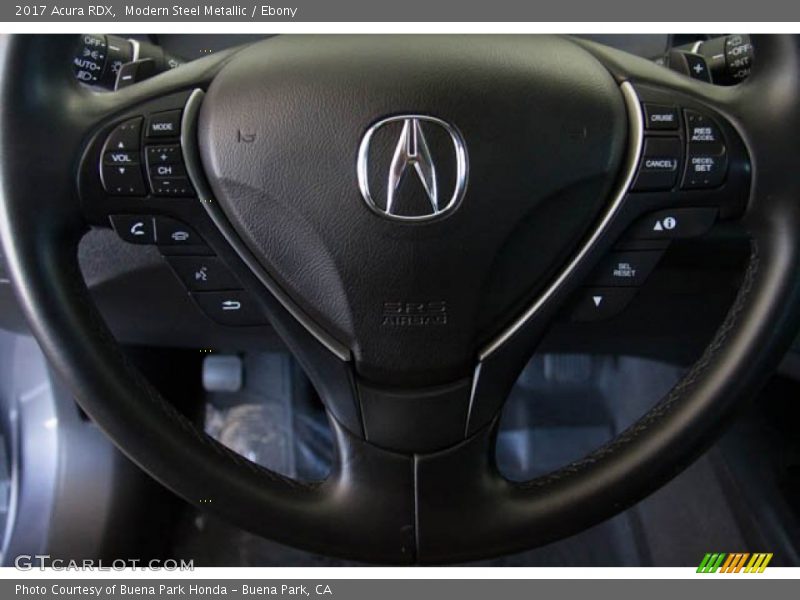 Modern Steel Metallic / Ebony 2017 Acura RDX