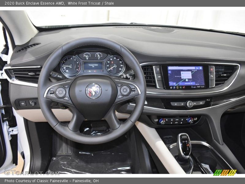 White Frost Tricoat / Shale 2020 Buick Enclave Essence AWD