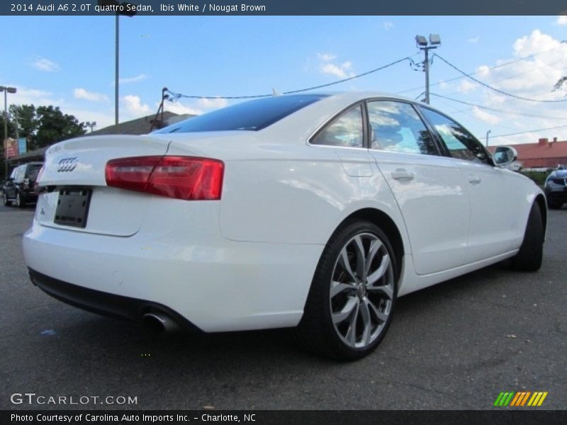 Ibis White / Nougat Brown 2014 Audi A6 2.0T quattro Sedan