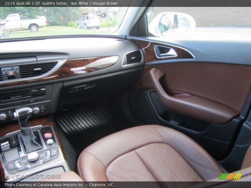 Ibis White / Nougat Brown 2014 Audi A6 2.0T quattro Sedan