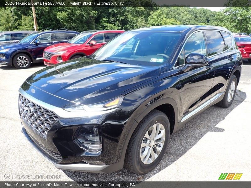 Twilight Black / Espresso/Gray 2020 Hyundai Santa Fe SEL AWD
