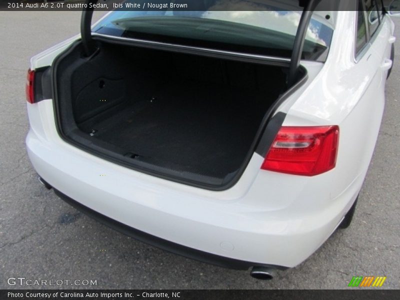 Ibis White / Nougat Brown 2014 Audi A6 2.0T quattro Sedan