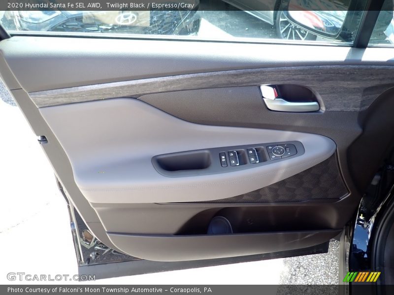 Twilight Black / Espresso/Gray 2020 Hyundai Santa Fe SEL AWD