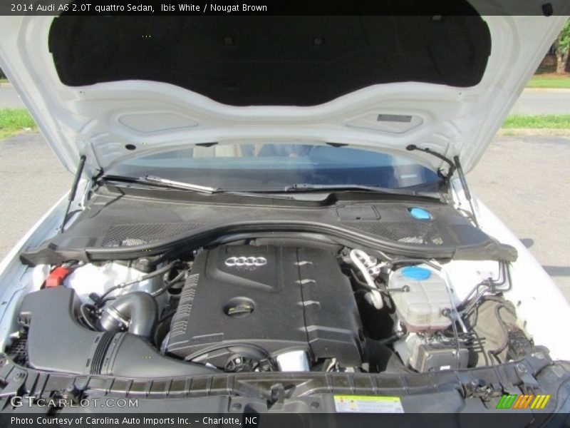 Ibis White / Nougat Brown 2014 Audi A6 2.0T quattro Sedan