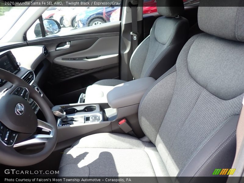 Twilight Black / Espresso/Gray 2020 Hyundai Santa Fe SEL AWD