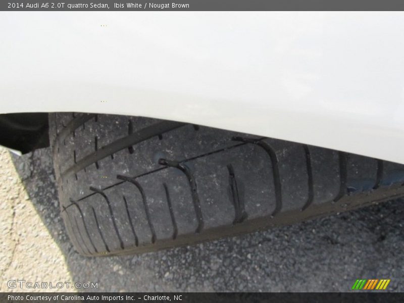 Ibis White / Nougat Brown 2014 Audi A6 2.0T quattro Sedan