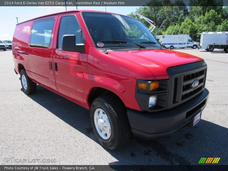 Vermillion Red / Medium Flint 2014 Ford E-Series Van E250 Cargo Van