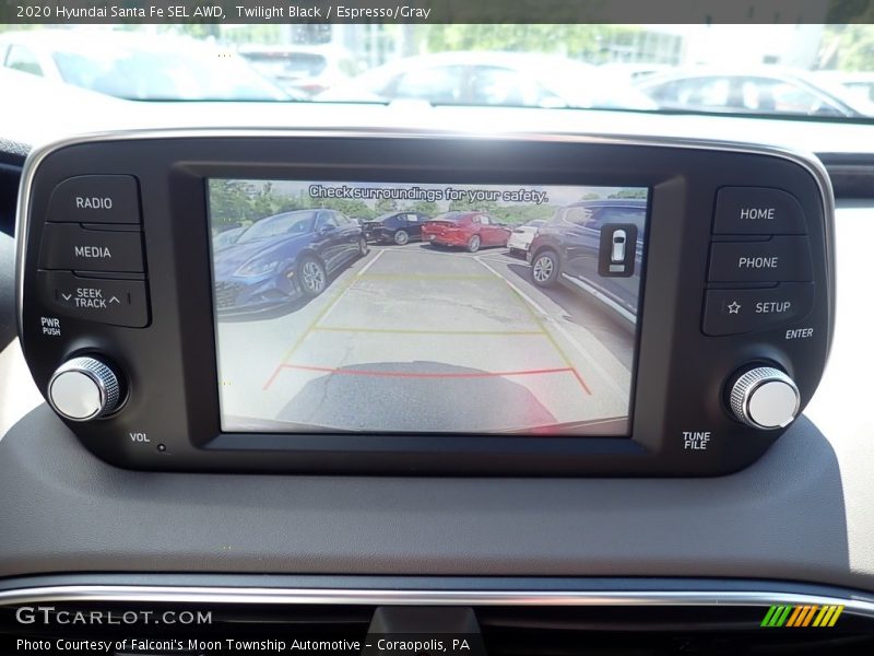 Twilight Black / Espresso/Gray 2020 Hyundai Santa Fe SEL AWD