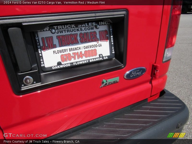 Vermillion Red / Medium Flint 2014 Ford E-Series Van E250 Cargo Van