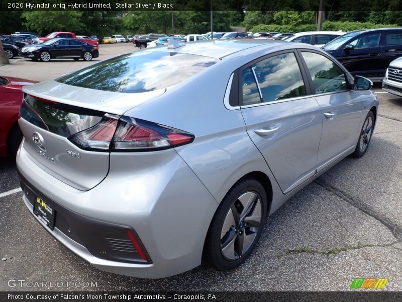 Stellar Silver / Black 2020 Hyundai Ioniq Hybrid Limited